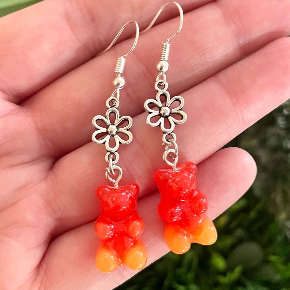 Gummy Bear Floral Earrings
